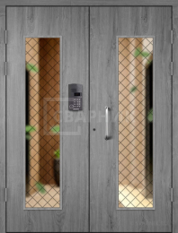Железная дверь с доводчиком в высокое помещение ПД-139
