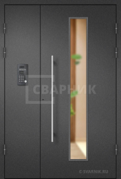 Подъездная дверь со стеклом ПД-26